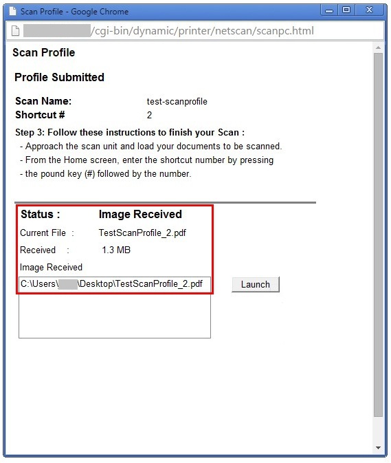 Creating a Scan Profile via the Printer's Embedded Web Server Lexmark